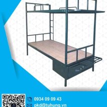 Giường tầng chiến sĩ Giường sắt 2 tầng quân đội