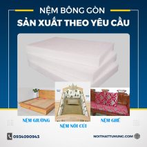 Làm Nệm (Đệm) Bông Ép Theo Yêu Cầu