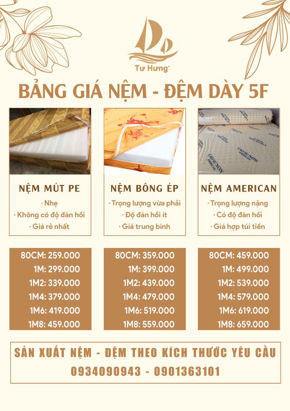 Bang Gia Nem 5f