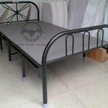 Giường Gấp Sắt 1m Bền Bỉ An Toàn Tiết Kiệm