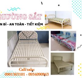 Giường Sắt – Giá Giường Sắt – Mẫu Giường Sắt – Kích Thước Giường Sắt