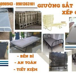 Cửa Hàng Bán Giường Sắt Gấp Gọn Tiện Dụng, Giá Rẻ, Bền Chắc